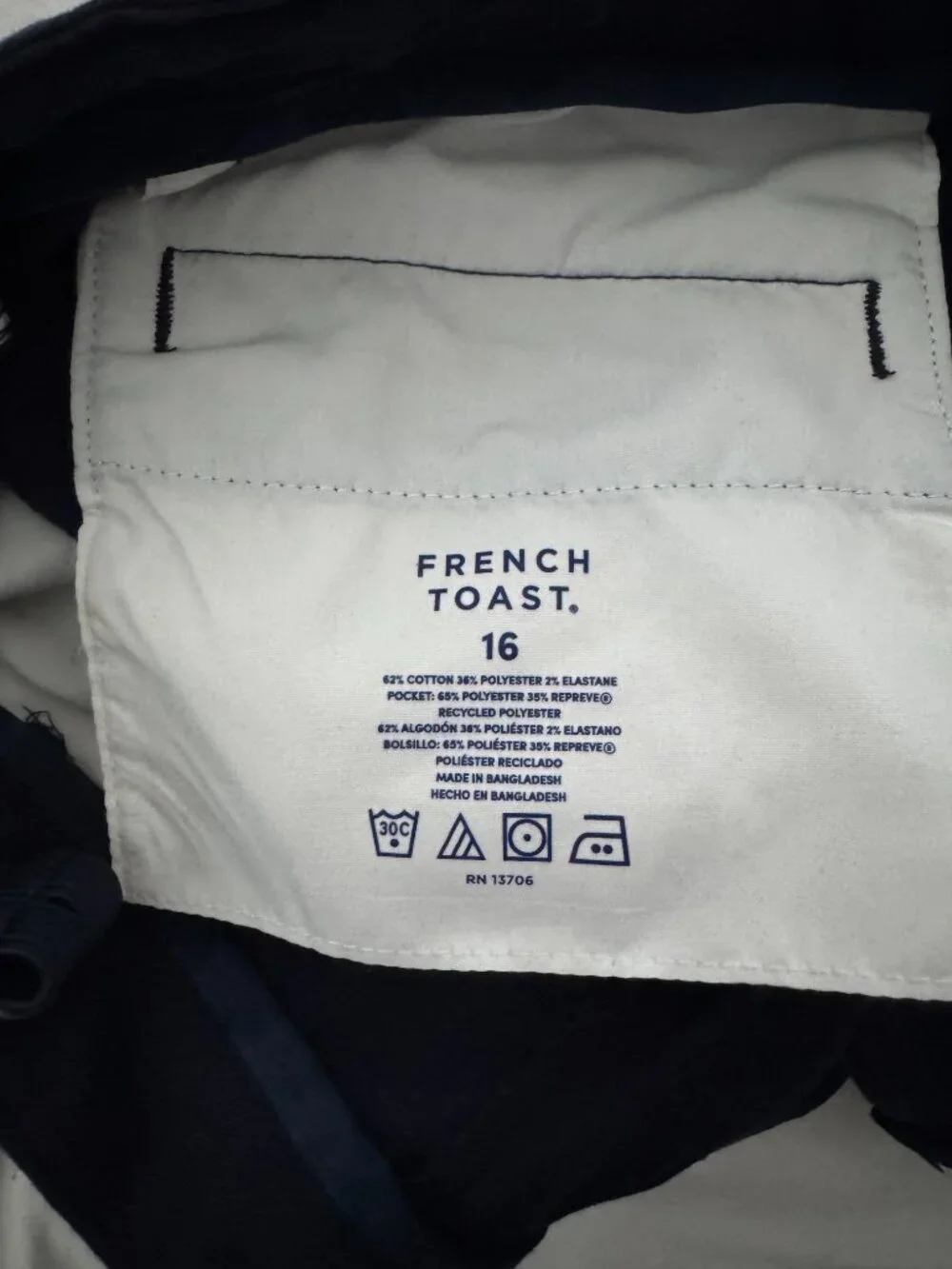 French Toast classic navy